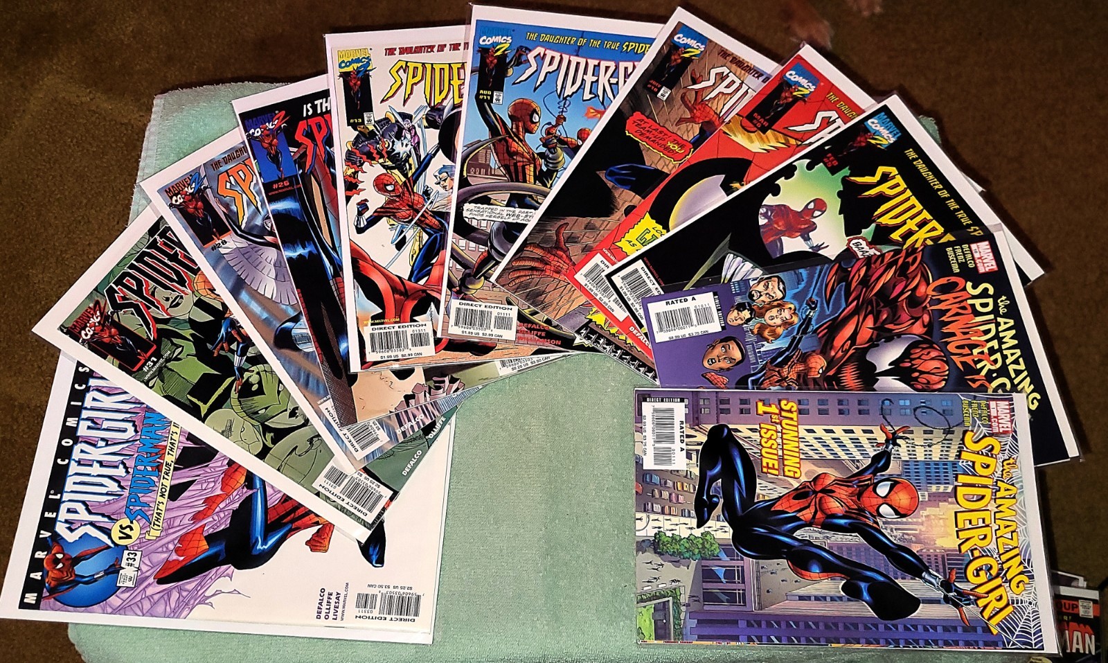 Spider-Girl Lot of 11 Issues 1998/2006 Series Marvel NEAR MINT BAGS/BOARDS