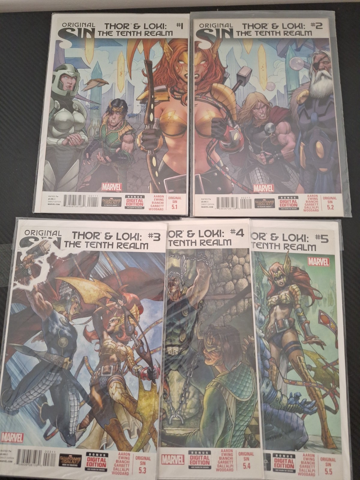 Loki Agent of Asgard & Thor Loki Tenth Realm Marvel Comic Lot