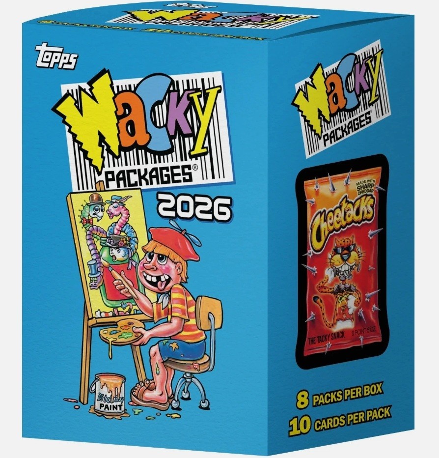 2026 TOPPS WACKY PACKAGES ALL NEW SERIES BOX (80 Cards) Brand New - PRESALE