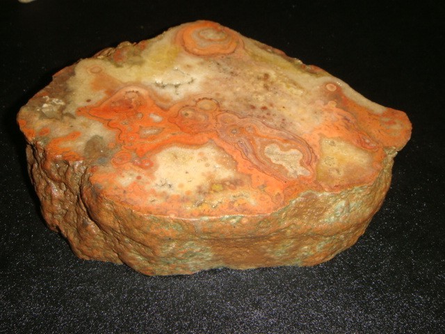 ULTRA RARE LARGE OLD DULCOTE AGATE SLAB  3  3/4   POUNDS  MENDIP HILLS ENGLAND
