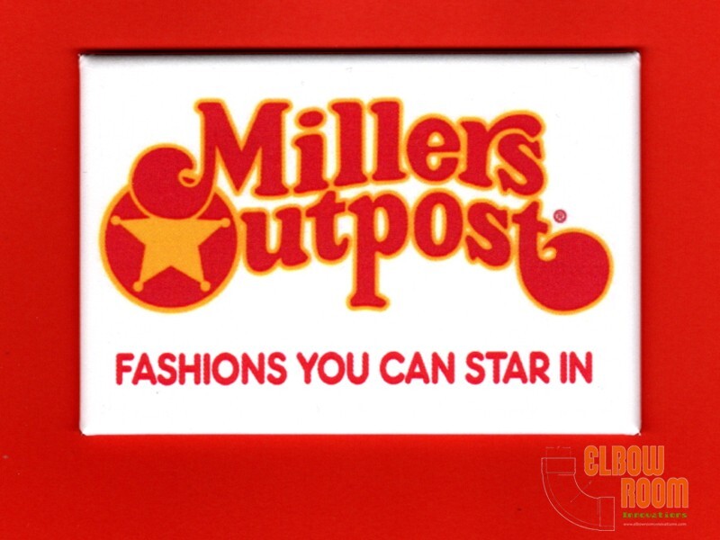 Millers Outpost vintage logo sign art 2x3\