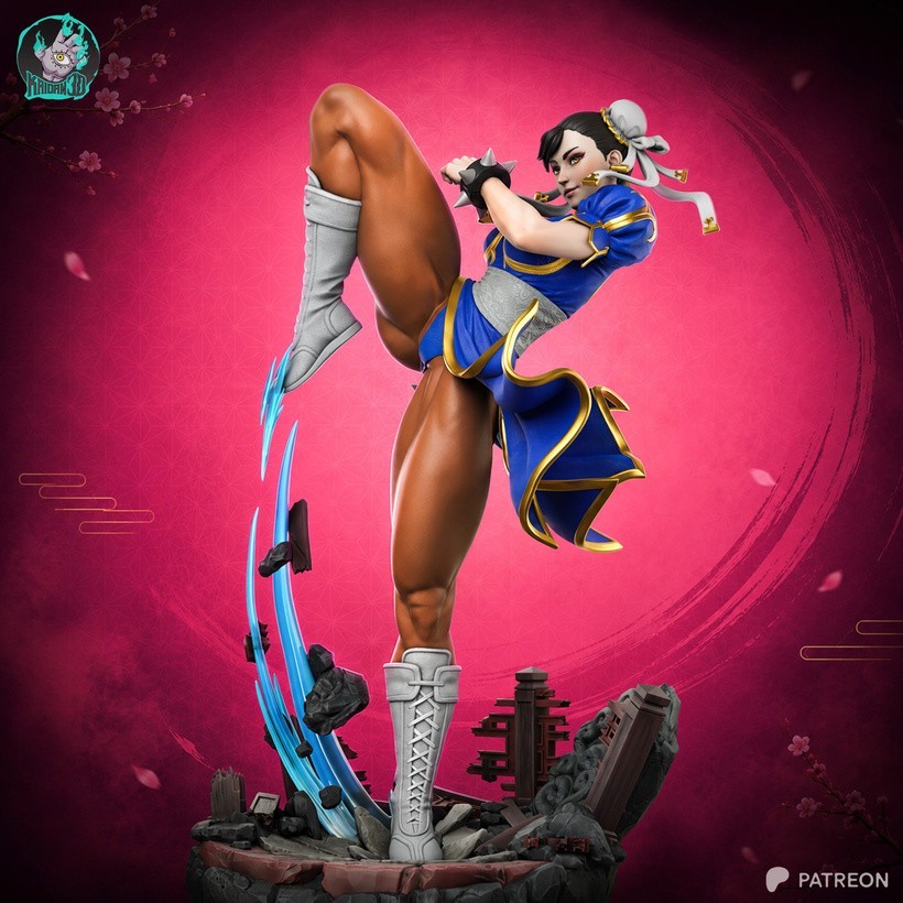 1:6 Chun-Li Street Fighter Fan Art UNPAINTED Resin Garage Kit