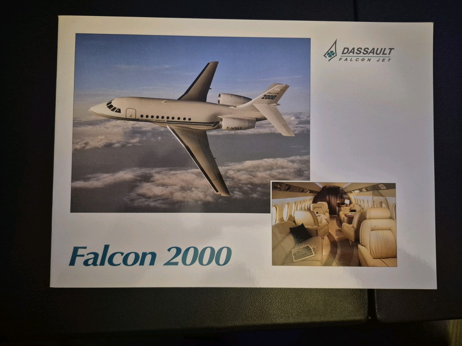 Falcon 2000 Color Brochure Will Be Professionally Packaged