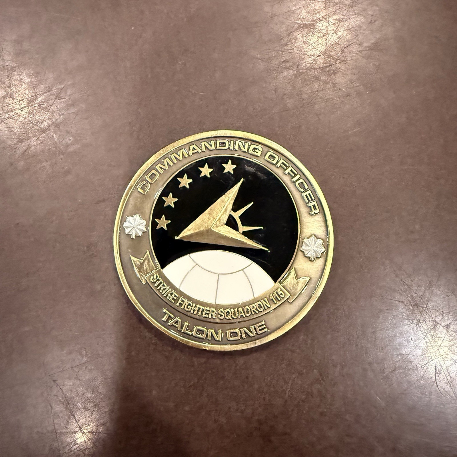 Commander Strike Fighter Squadron 115 VFA-115 Eagles Navy Challenge Coin