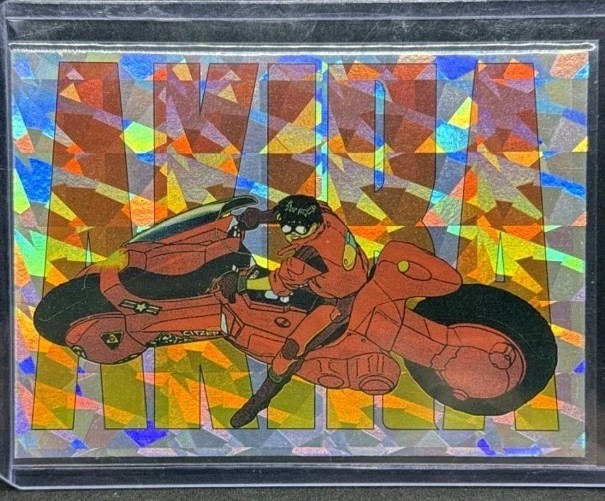 Akira 1994 Cornerstone Akira Master Set Promo Cracked Ice Holo Foil Bike Slide
