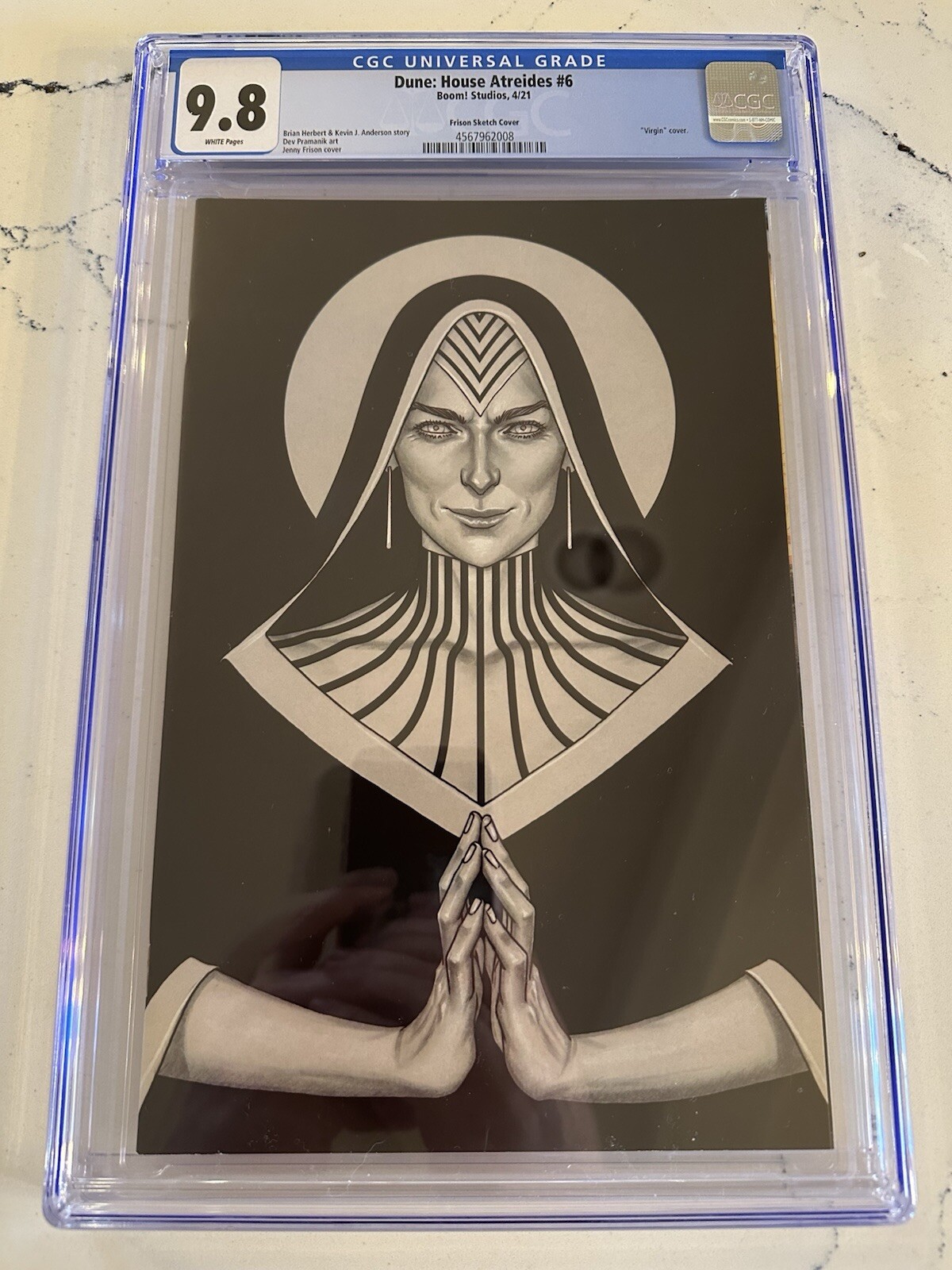 Dune: House Atreides #6 - CGC 9.8 Frison Virgin B&W Cover