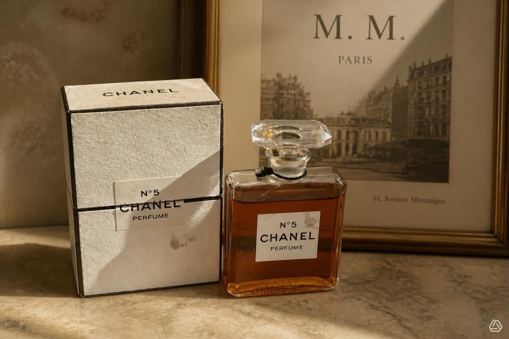 Marilyn Monroe Era 50s Vintage Chanel No. 5 Pure Perfume 1/2oz