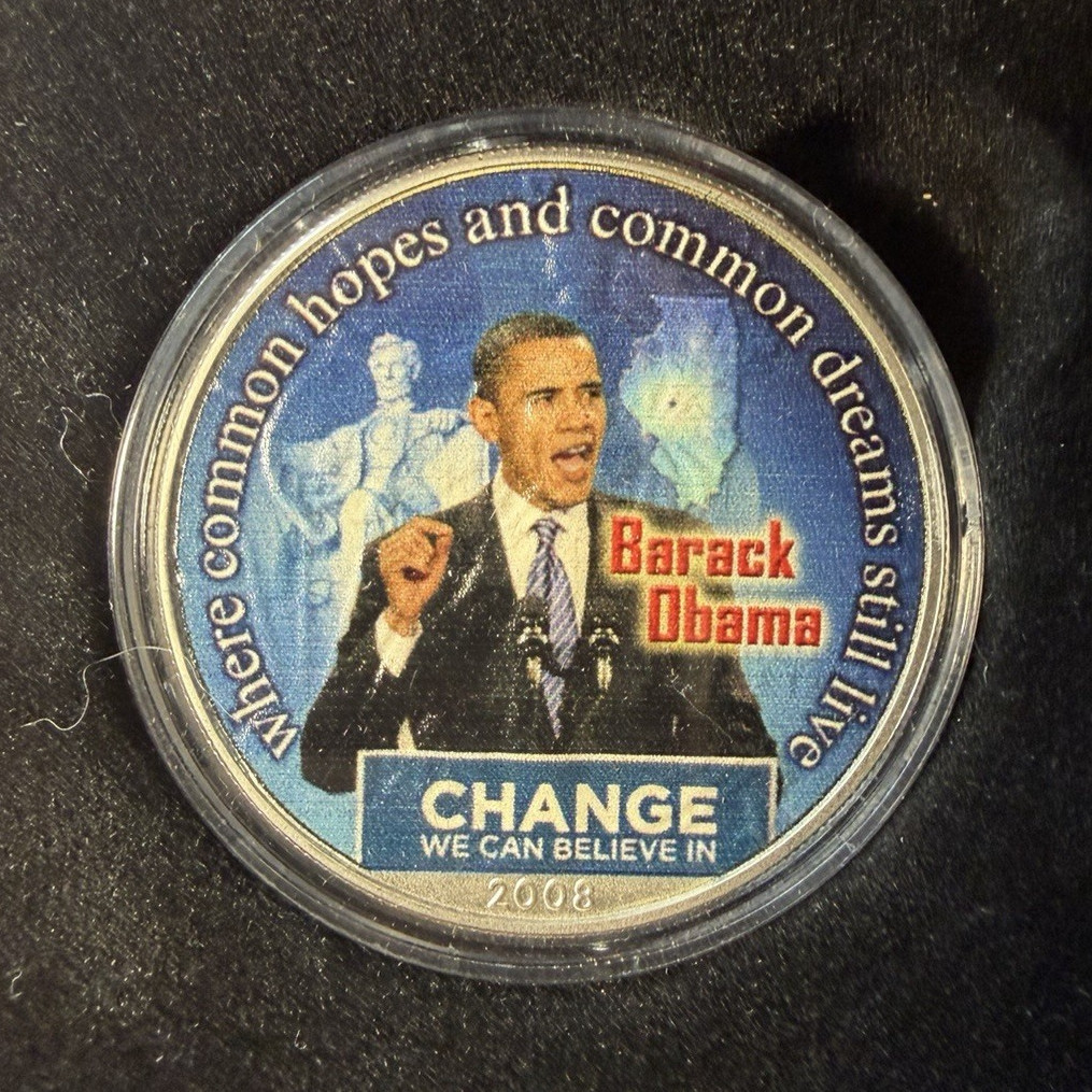 2008 Barack Obama “Change We Can Believe In” Commemorative Coin w/ Box