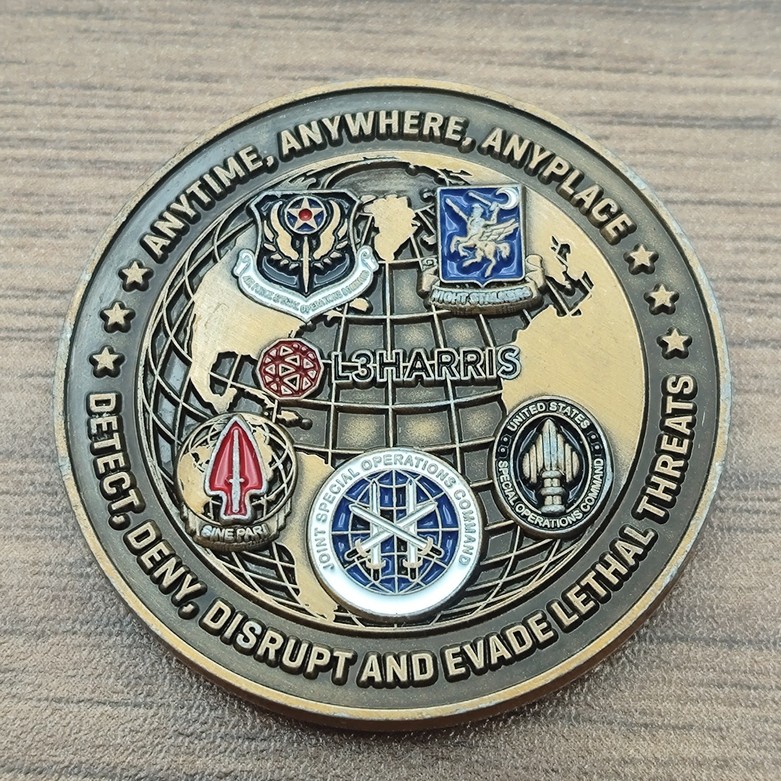 L3HARRIS AN/ALQ-211 SIRFC Protecting Our Nation\'s Chosen Warriors Coin
