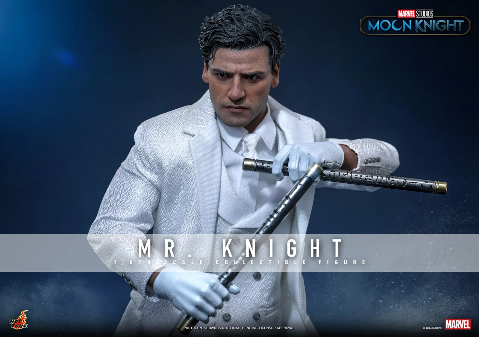 Hot Toys Marvel Mr Knight (Moon Knight) Oscar Isaac - IN STOCK TMS139