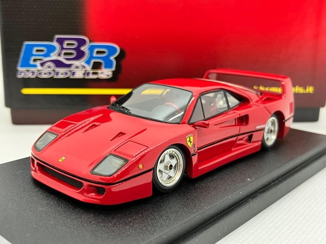 BBR Ferrari F40 1987 Red 1/43 Scale Model Car BG140