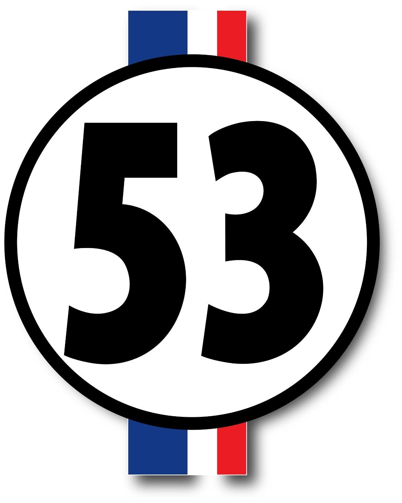Herbie the Love Bug #53 VW Beetle Sticker / Vinyl | 10 Sizes with TRACKING