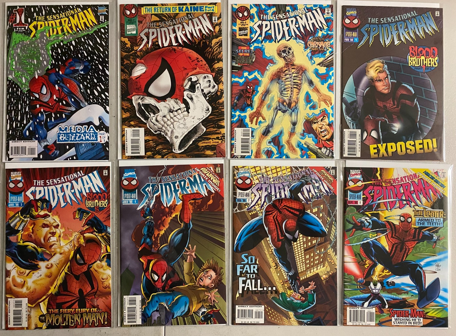 Sensational Spider-Man lot #1-33 + Annual Marvel 1st (avg 8) 31 diff (1996-\'98)