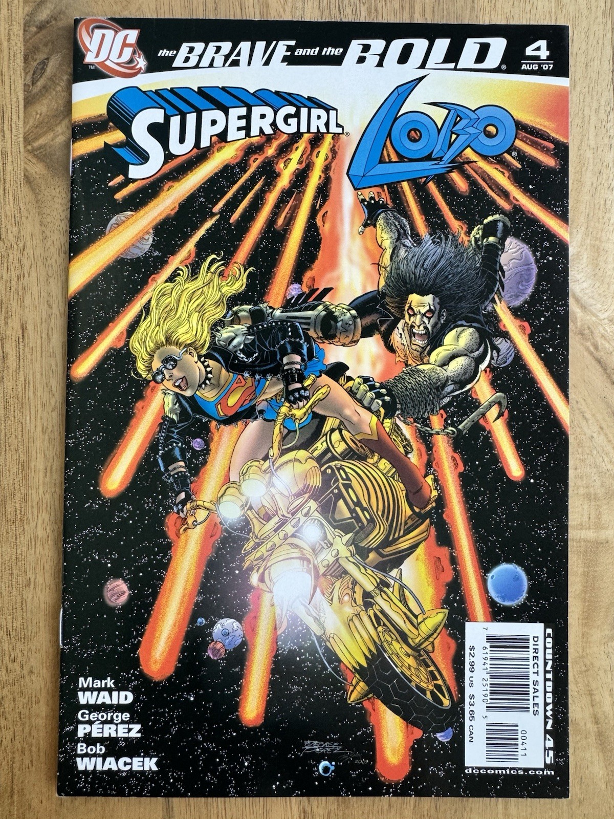 The Brave and the Bold 4 NM 🔥 (2007) Supergirl & Lobo Team Up - Supergirl Movie
