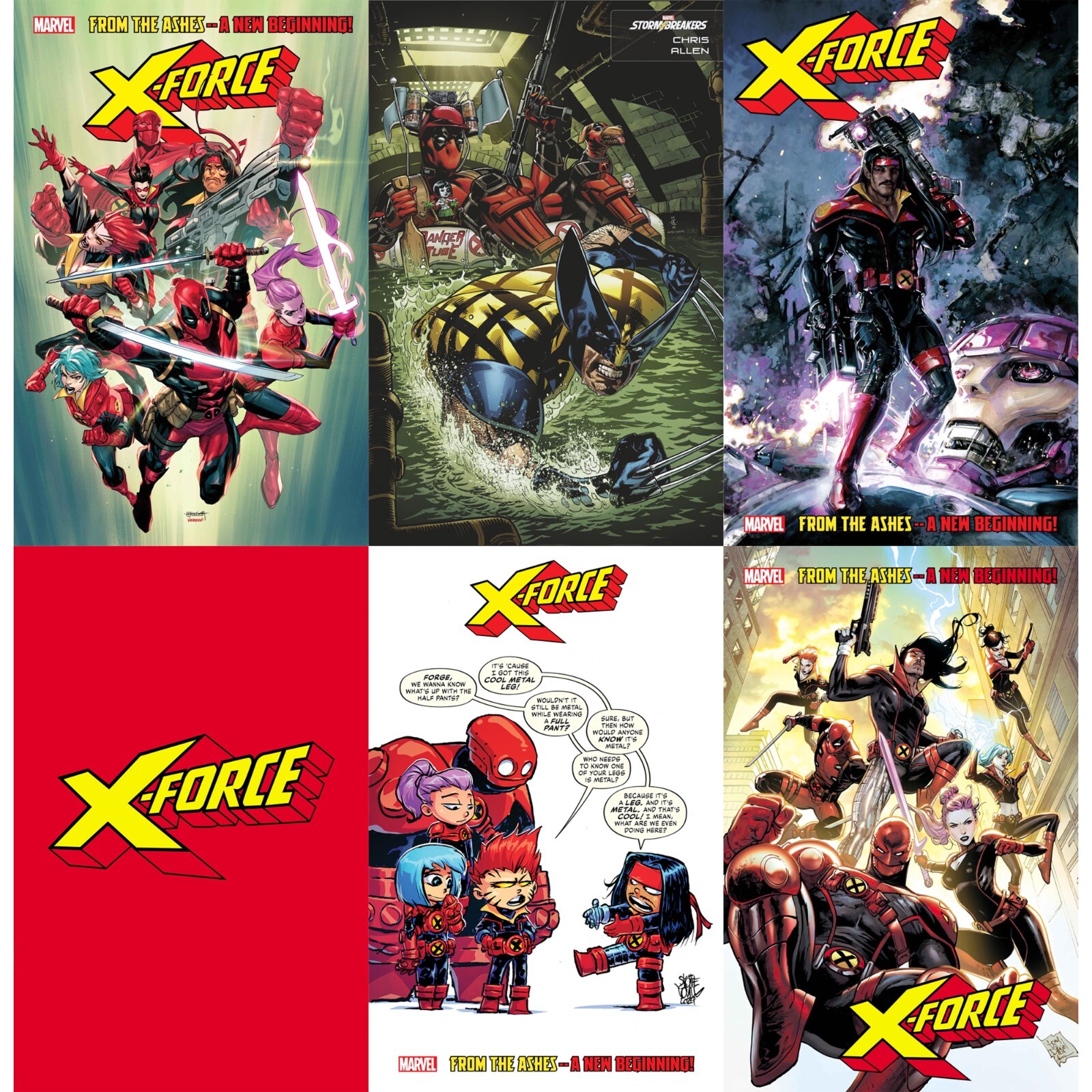 X-Force (2024) #1 2 3 4 5 6 7 8 9 10 Marvel Comics From the Ashes COVER SELECT