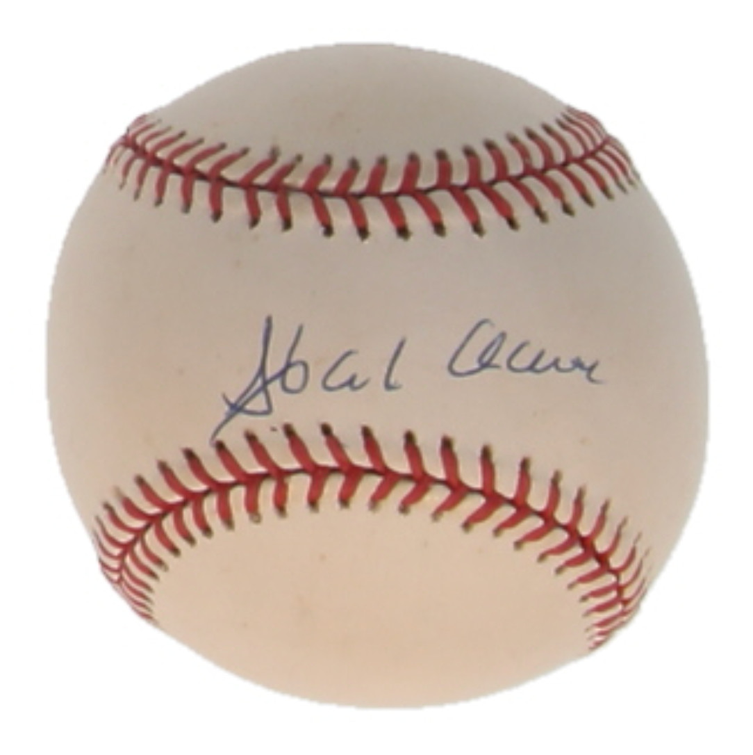 Hank Aaron HOF Braves Signed ONL Baseball PSA/DNA AUTO COA
