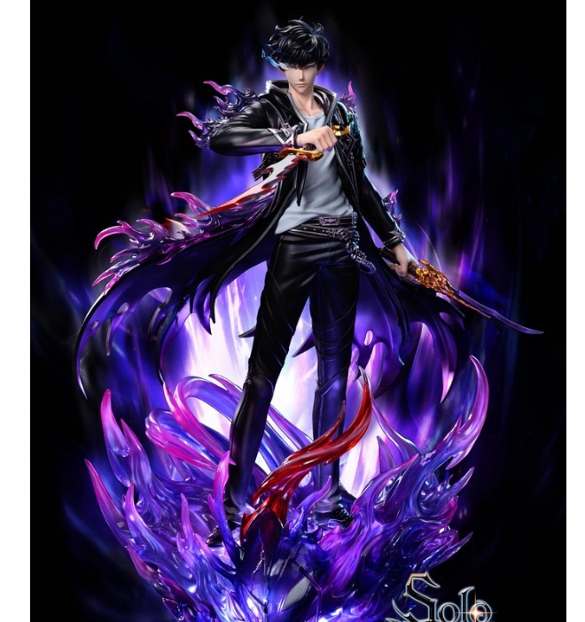 NOC Studio Solo Leveling Jin Woo Model in stock 1/6 Scale EX Ver Painted H37cm