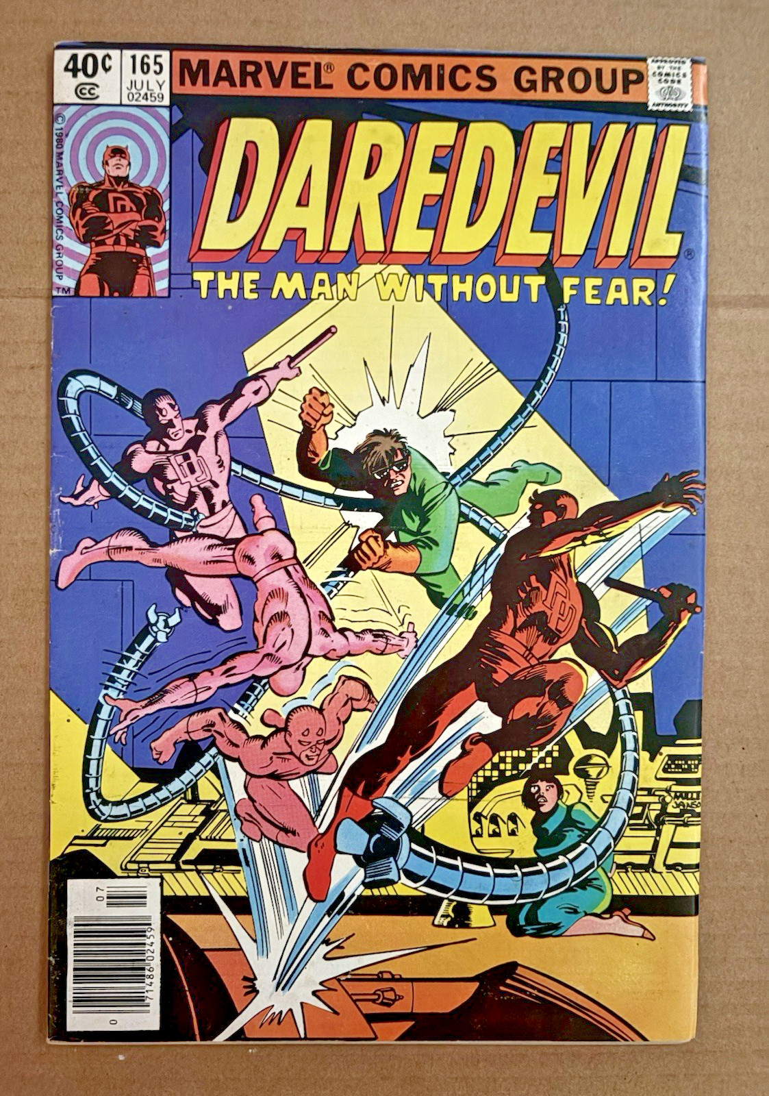 Daredevil #165 Jul 1980 Doctor Octopus Frank Miller Bronze Marvel Fine (6.0)