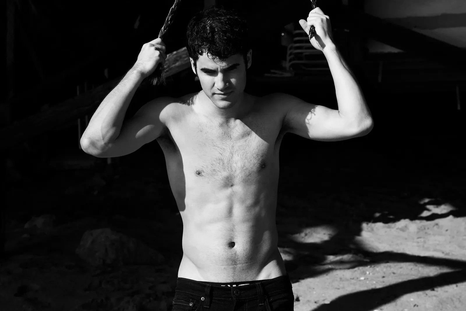 Darren Criss Wearing His Muscles 4x6 Picture Celebrity Print