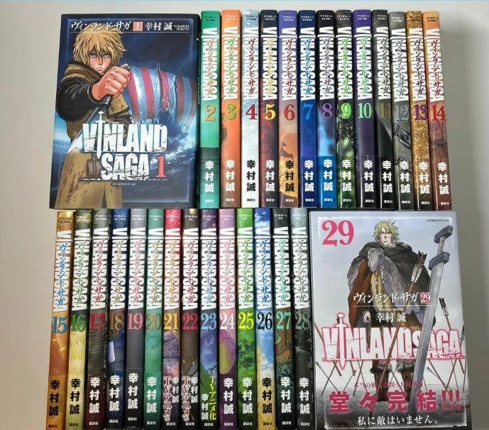 Vinland Saga  Complete Set Vol 1-29 Makoto Yukimura Japanese Used Manga