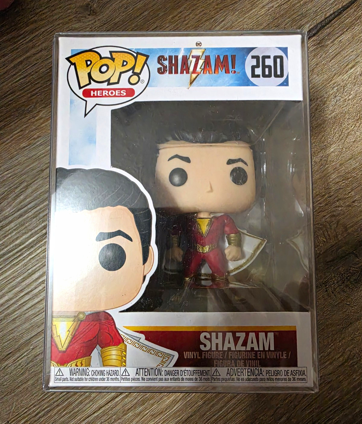 Funko Pop Heroes Shazam Shazam Pop Vinyl Vinyl Figure #260 Multicolor