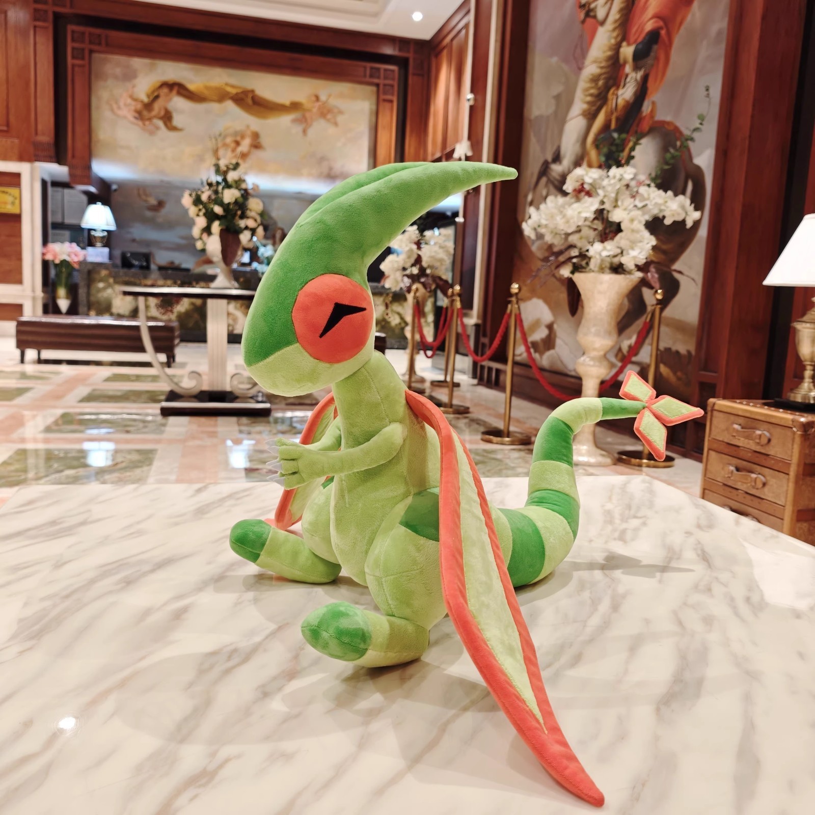 Character Flygon Plush Doll Stuffed Toy Shiny Flygon 50cm Plushie Pillow Gift