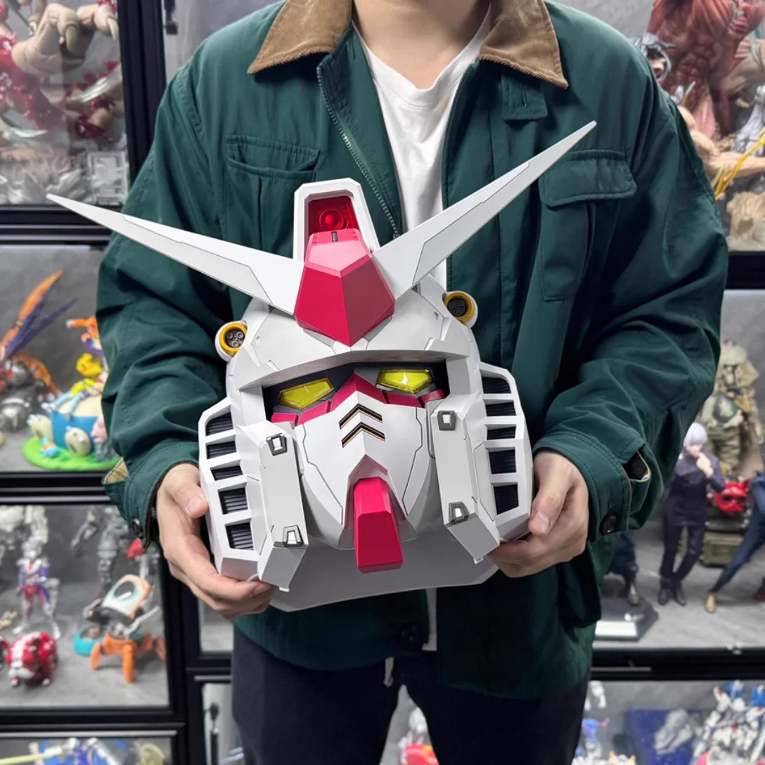 Vol.1 Rx-78-02 Helmet Cyber Punk 1:1 Mask Mech Robot Helmet With Light Touch