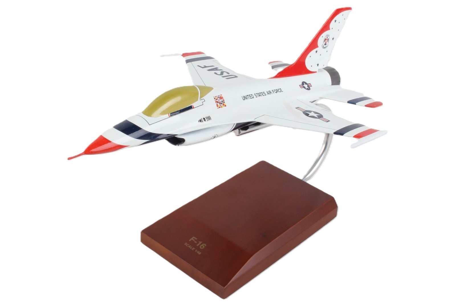 USAF General Dynamics F-16 Falcon Thunderbirds Desk Top 1/48 Model SC Airplane