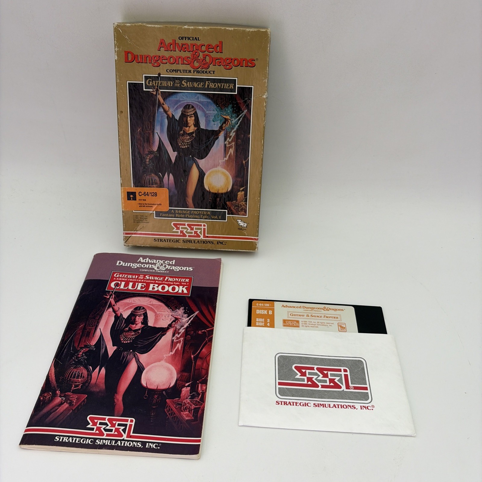 Advanced Dungeons & Dragons Gateway to The Savage Frontier Commodore 64/128