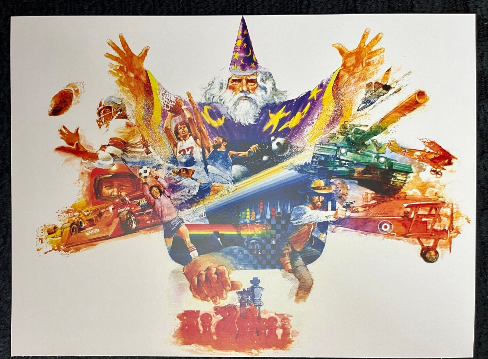 Atari Wizard - Cliff Spohn Atari Poster