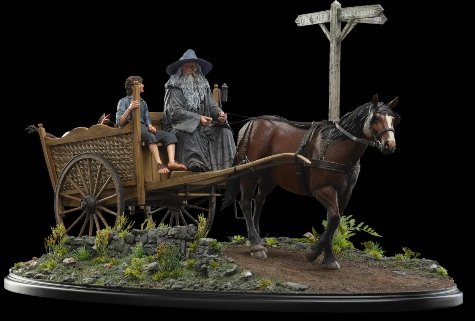 Weta Workshop Masters Collection #3: Gandalf & Frodo on Cart #82- FACTORY SEALED
