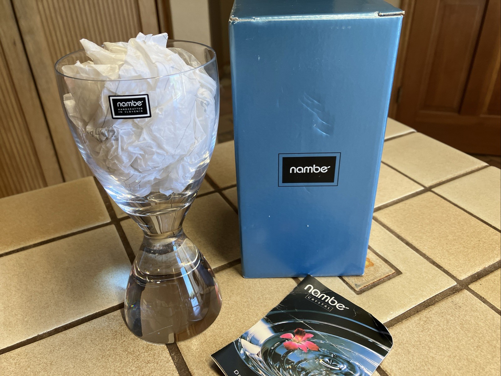NAMBE CRYSTAL TILT GOBLET  7