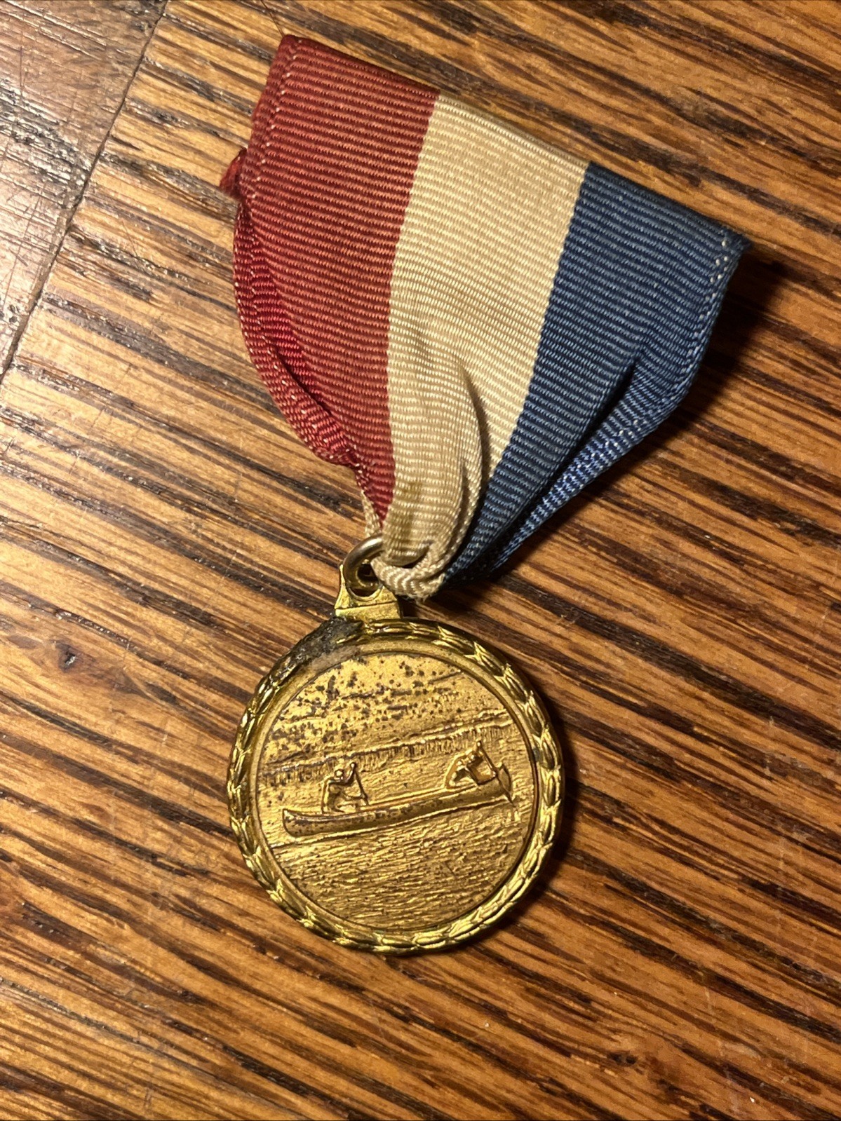 Rowing Medal Vintage 1931 Contest Medal Boy Scouts of America BSA