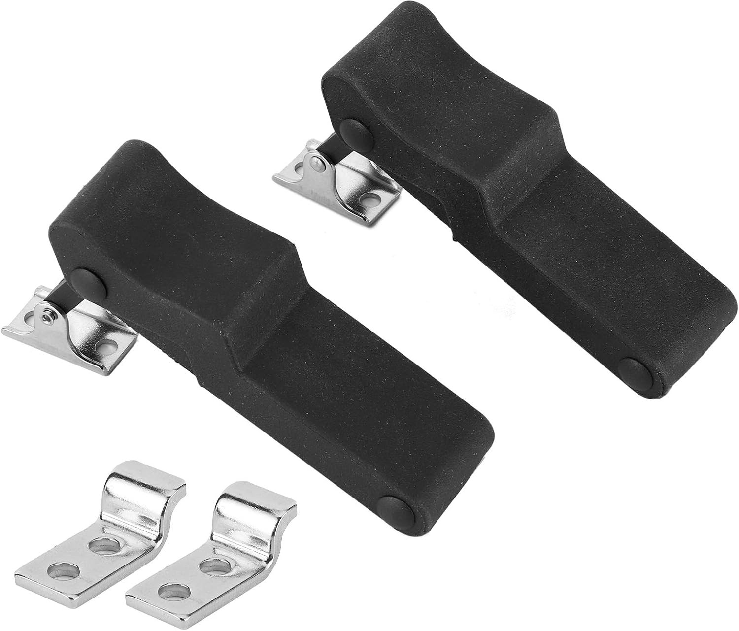 2pcs Front Storage Rack Rubber Latch Fit for Polaris Sportsman 2 Pack, Black