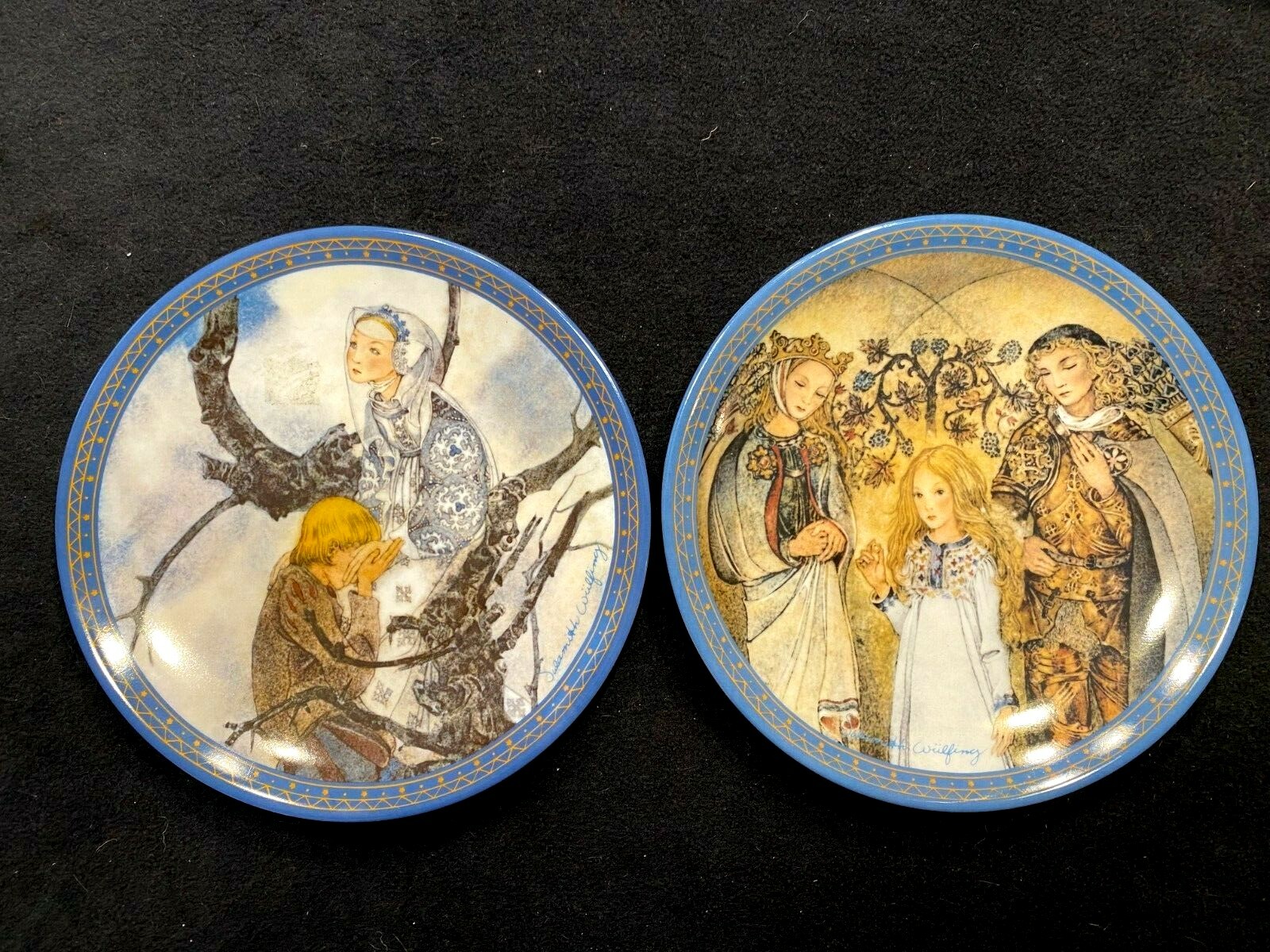 2 Konigszelt Bayern Collectors Plates 1983 “Der Mittelpunkt” & \