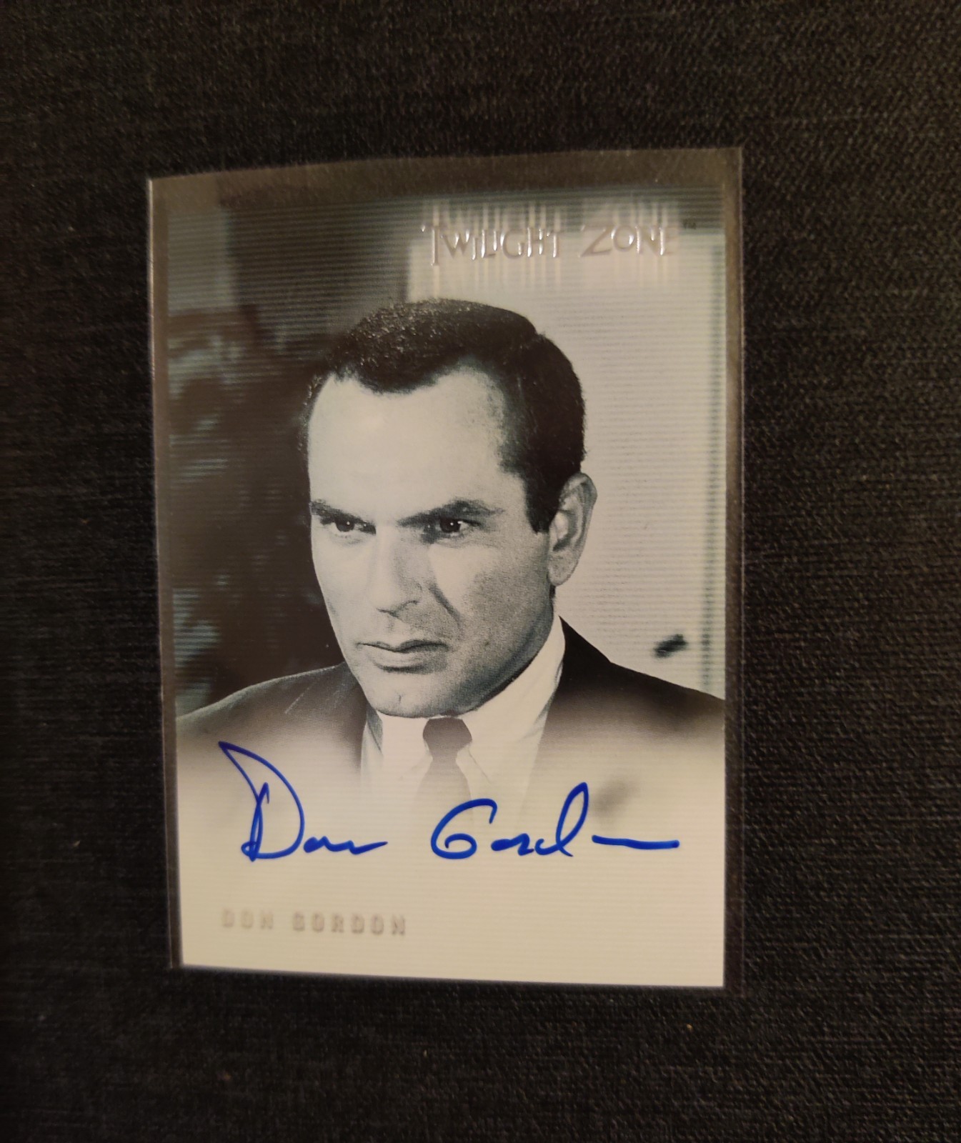 2000 Twilight Zone Series 2: The Next Dimension Don Gordon Autograph Card #A 23