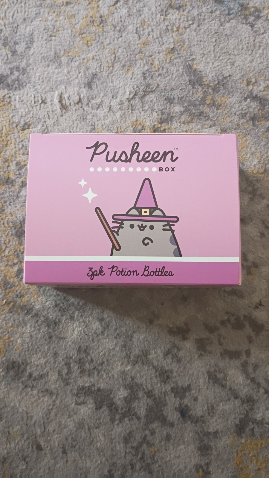 Pusheen Halloween 2024 Decorated Potion Bottle Flying Broom SET of 3 - Open Box
