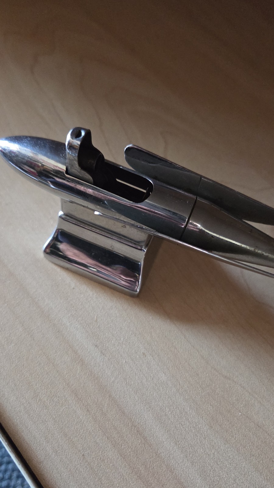MCM Made In Occupied Japan Rocket Ship Missile Space Craft Table Lighter