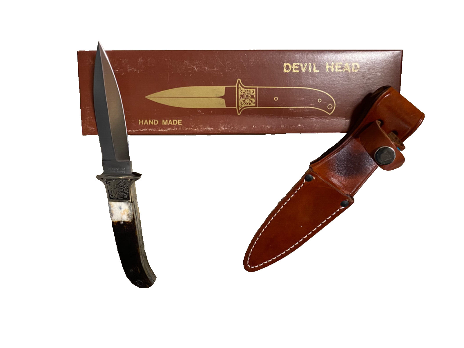 RARE Vintage-Taylor Cutlery- Devil Head Hand Made Knife
