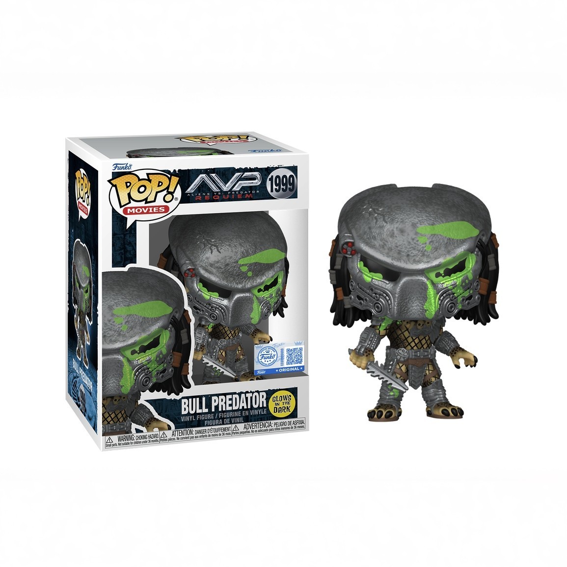 Bull Predator Funko AE Exclusive Glow in the dark AVM Requiem #1999 New IN Stock