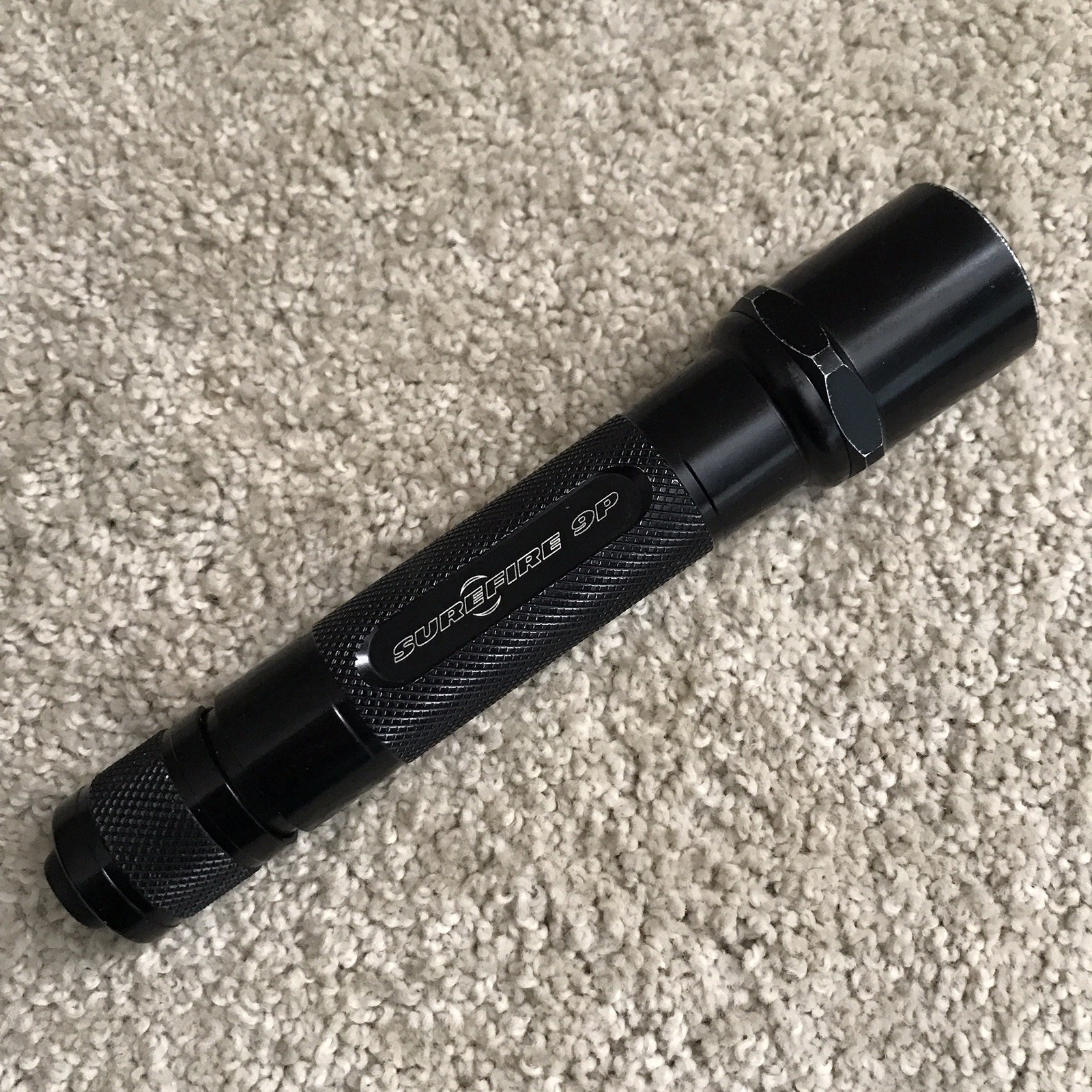 Vintage SureFire 9P Laser Products Tactical Duty Flashlight Original w/ P91 Bulb