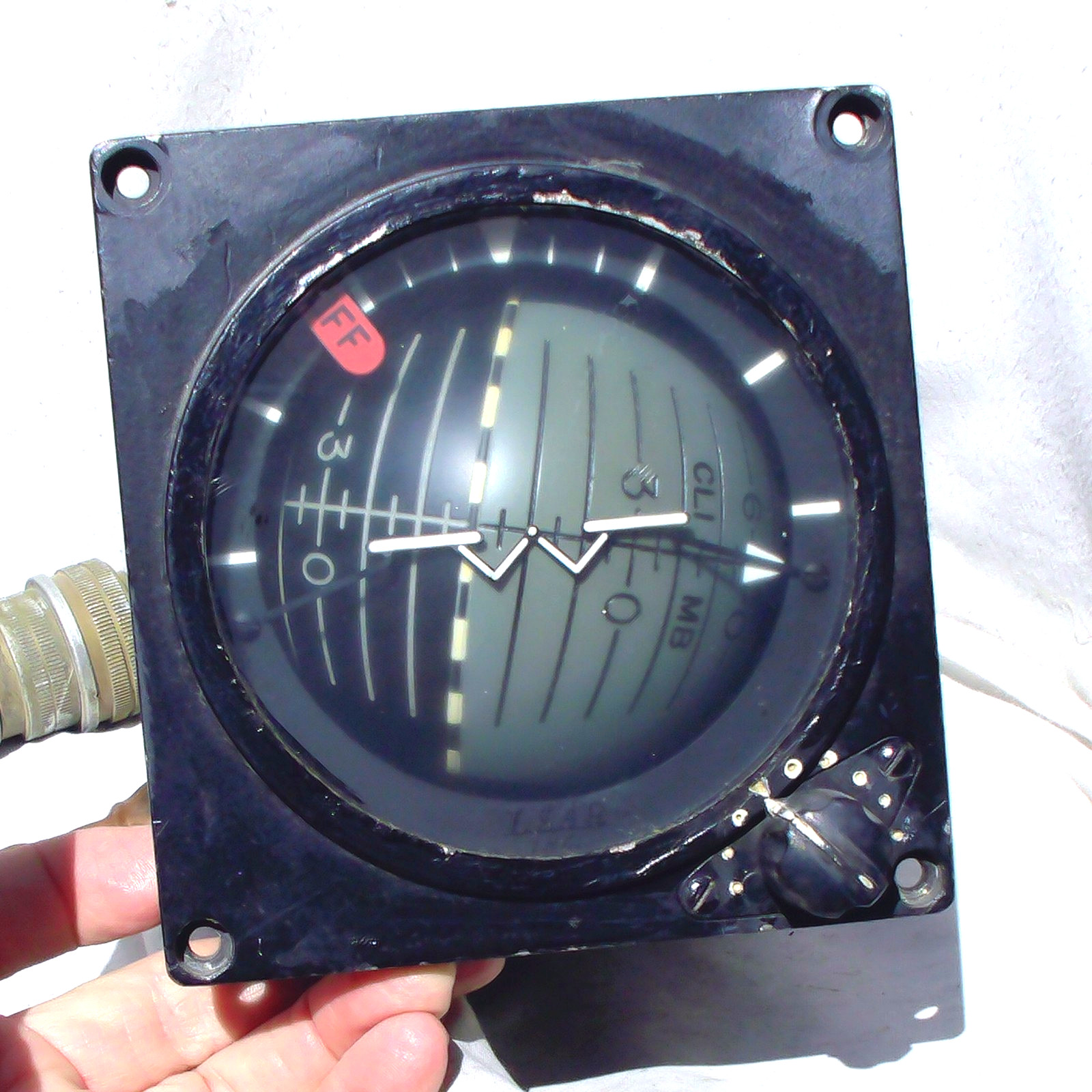 Early Boeing B-52 Stratofortress Bomber Pilot's Main Attitude Horizon Indicator