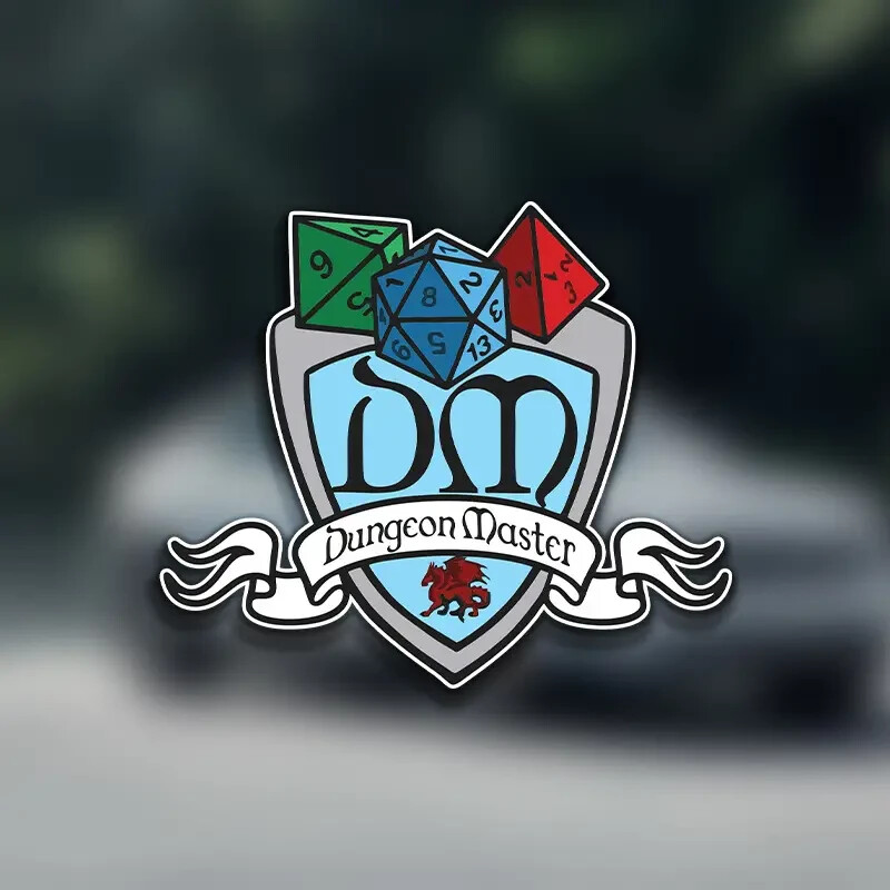 DUNGEON MASTER STICKER Dungeons & Dragons DND D&D Computer/Notebook Decal 6
