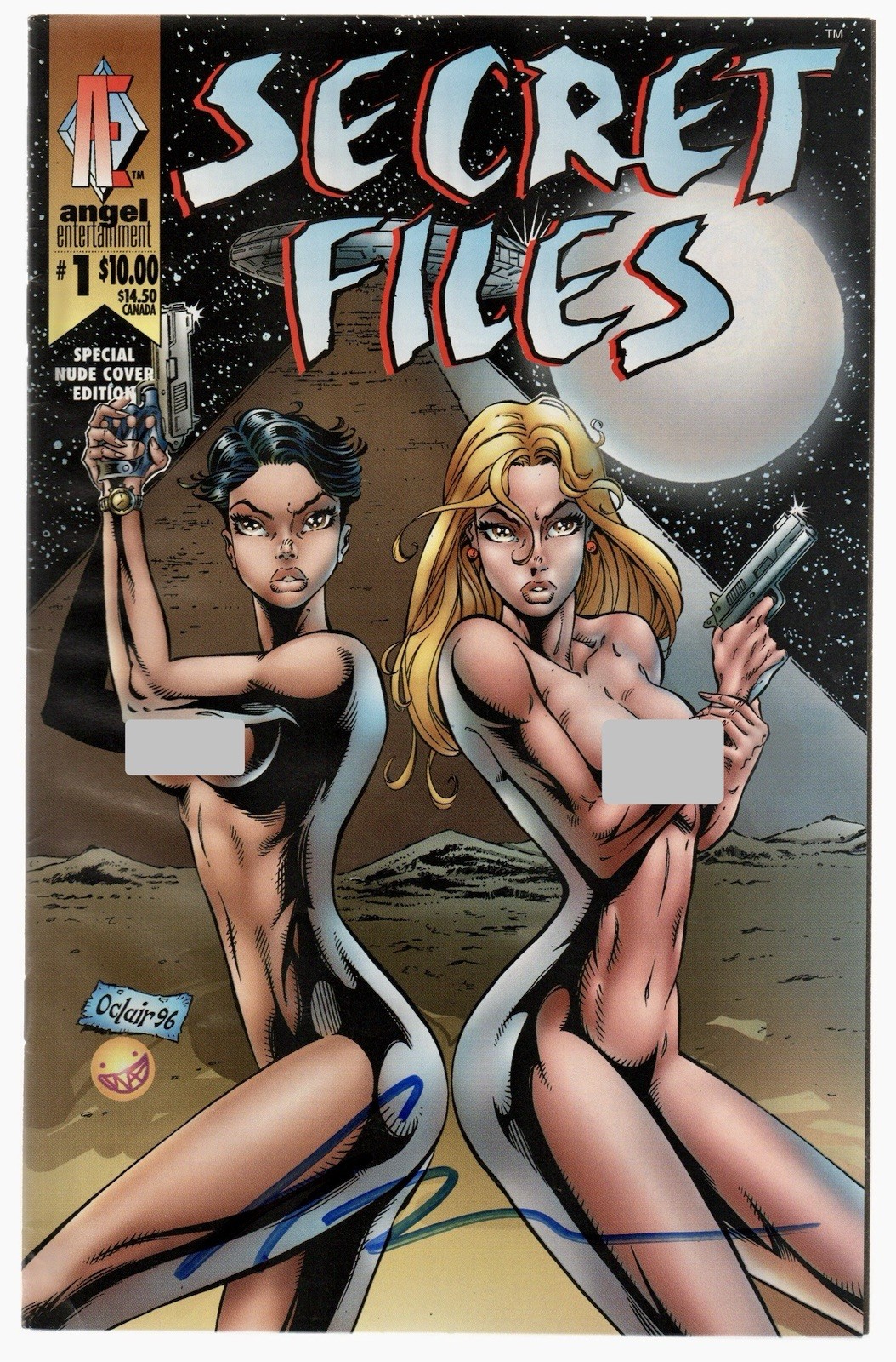 1996 Angel Comics Secret Files #1 Risqué Edition First Printing NM Grade
