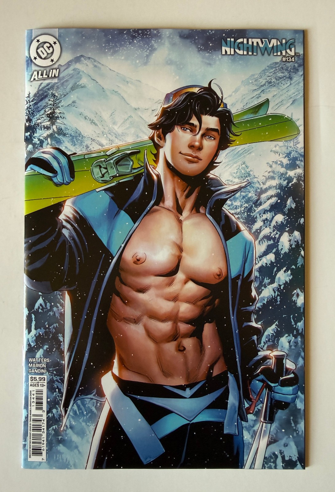 Nightwing #134 Travis Moore Sweater Weather cover E variant NM 2026 Dan Watters