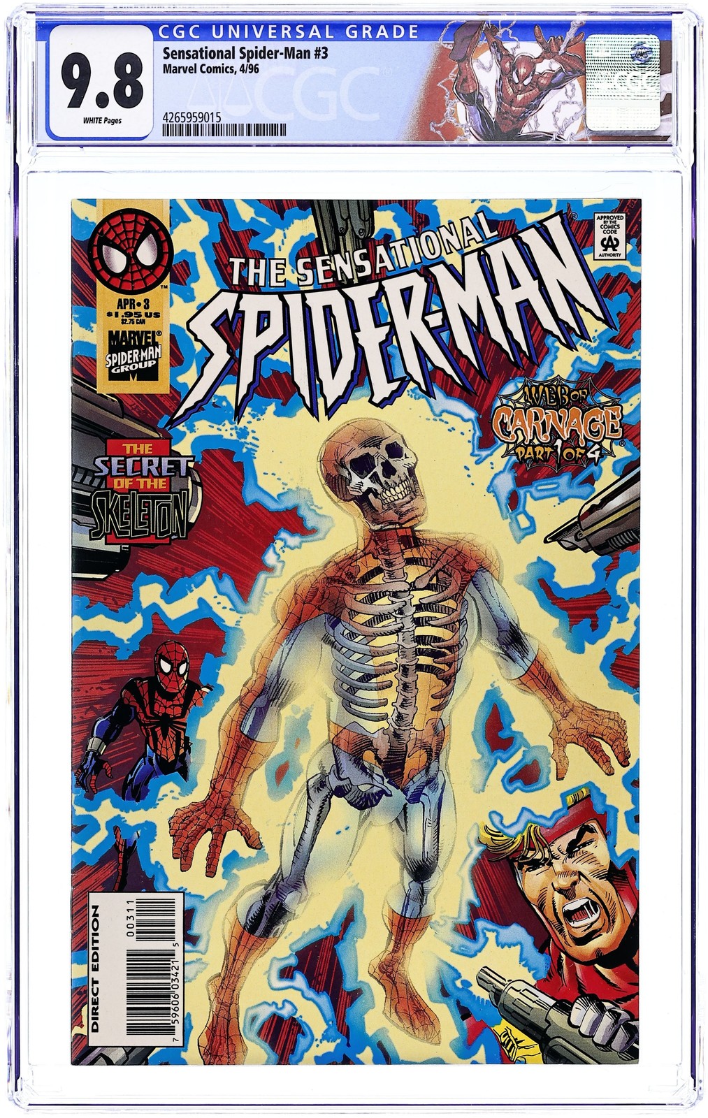 Sensational Spider-Man #3 CGC 9.8 1996 4265959015