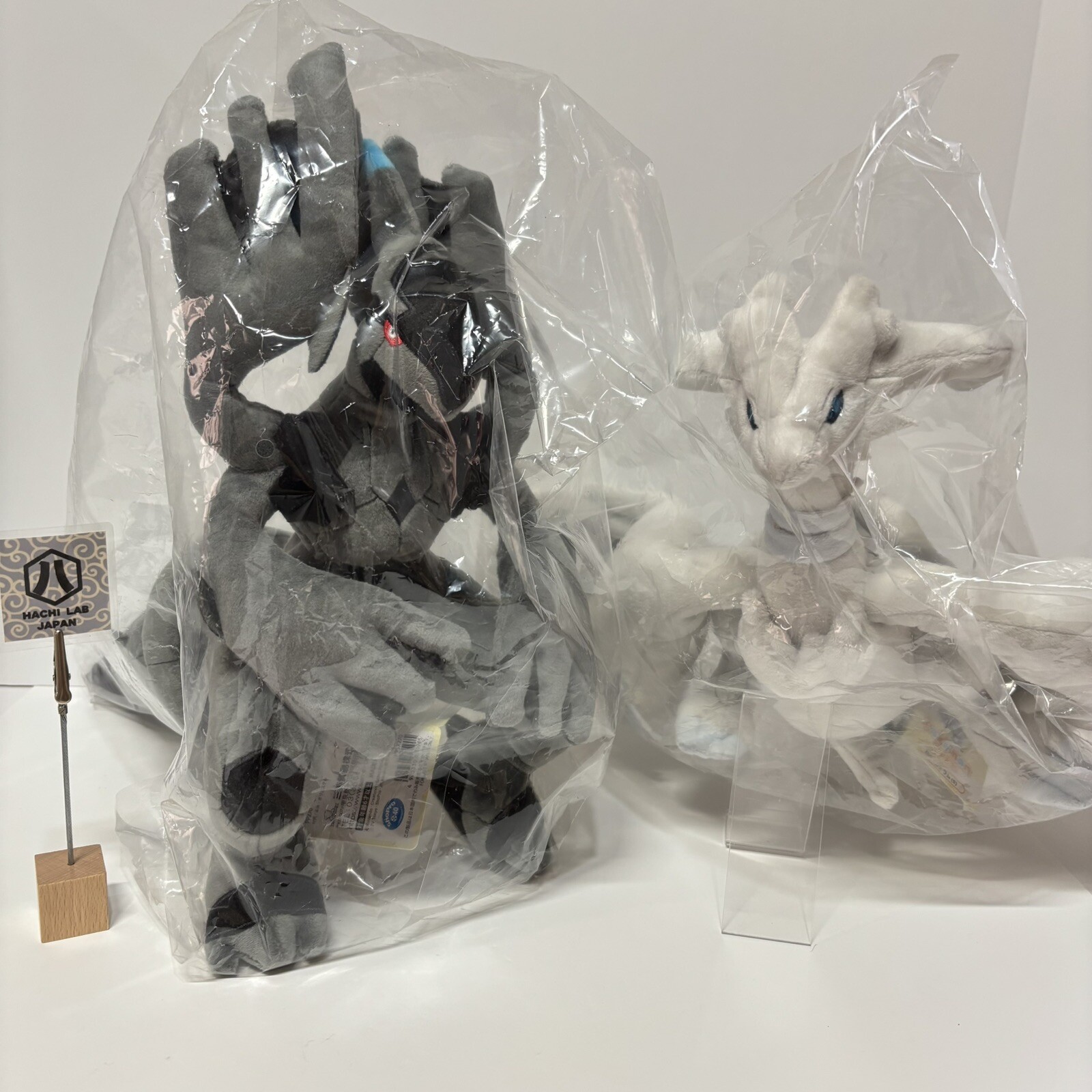 Pokemon ALL STAR COLLECTION Reshiram & Zekrom Plush doll Set of 2 Official New