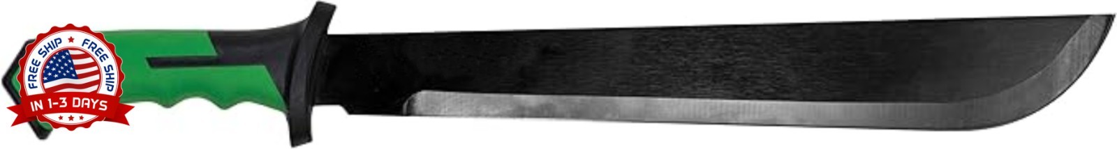 Machete de arbusto con construcción robusta, mango ergonómico antideslizante NEW