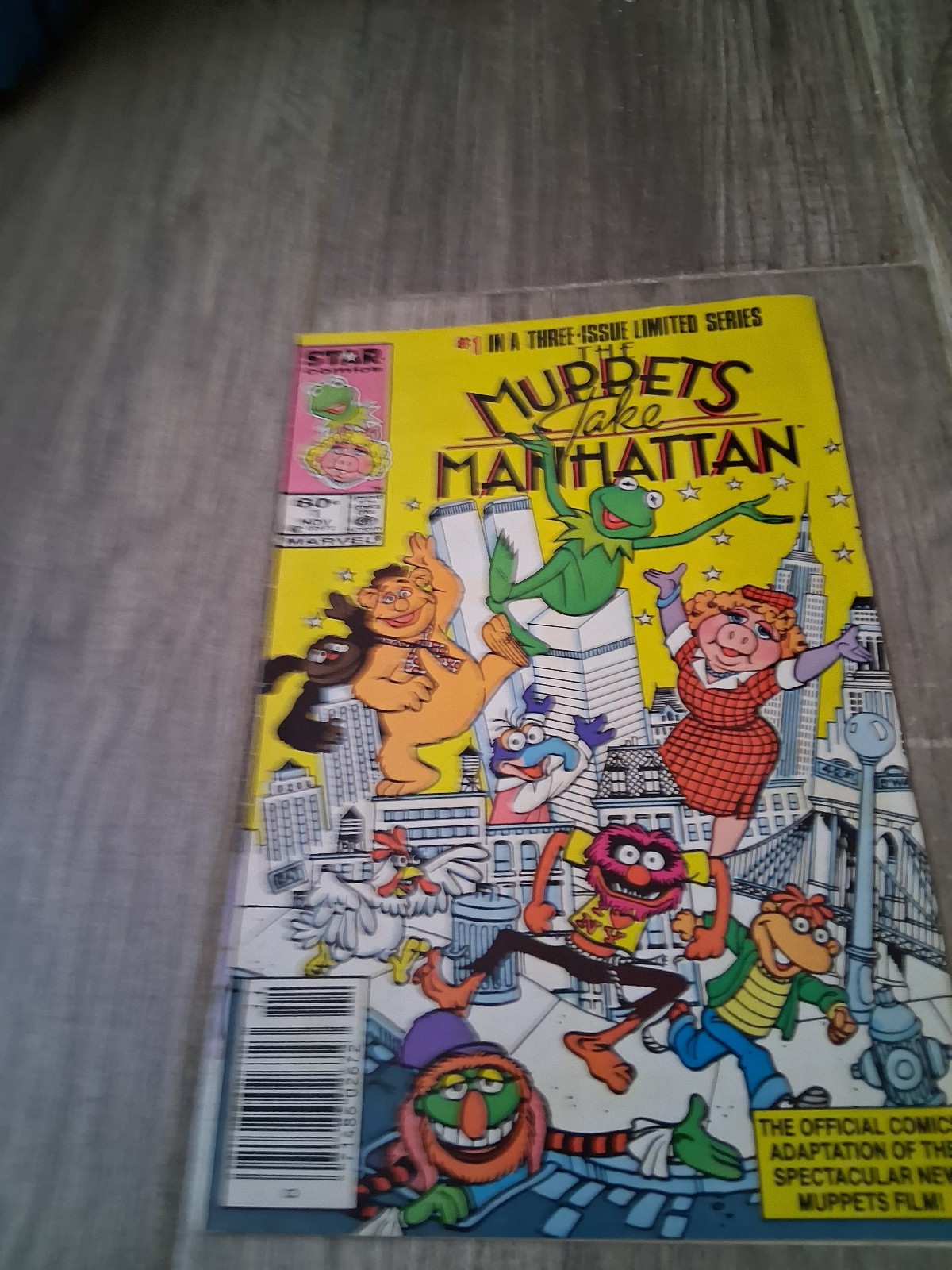 THE MUPPETS TAKE MANHATTAN #1 STAR MARVEL COMICS NEWSSTAND 1984 RARE