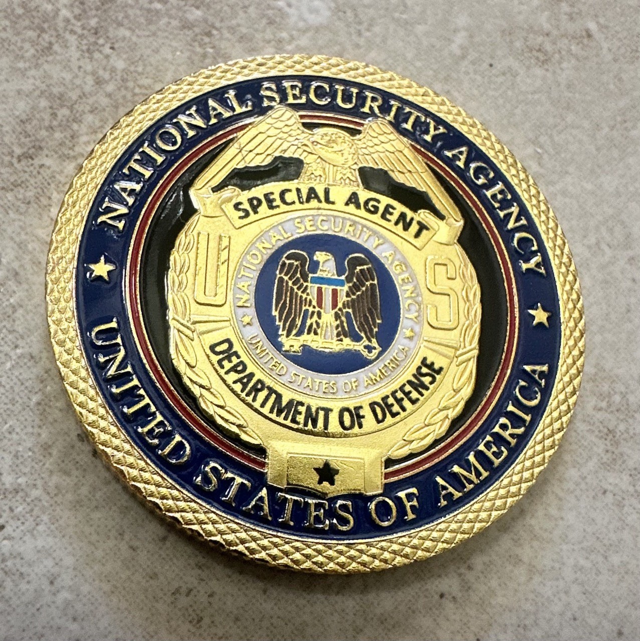 NSA US National Security Agency Special Agent DIA CIA DOD Challenge Coin ·NEW·